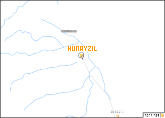 map of Ḩunayz̧il