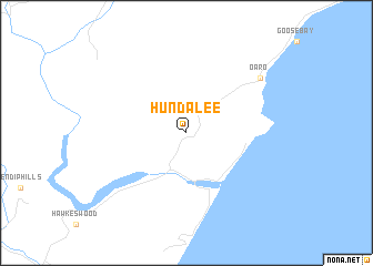 map of Hundalee