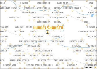 map of Hundelshausen