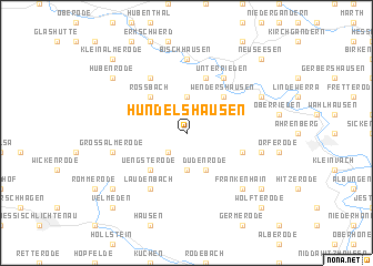 map of Hundelshausen