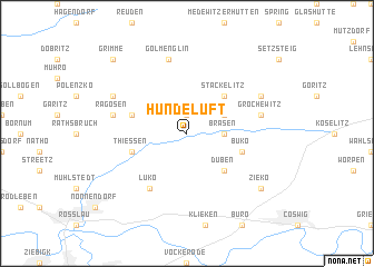 map of Hundeluft