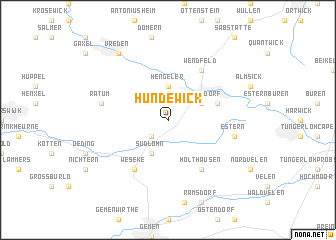 map of Hundewick