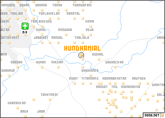 map of Hūn Dhamiāl