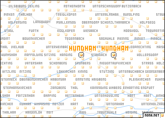 map of Hundham