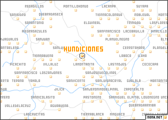 map of Hundiciones