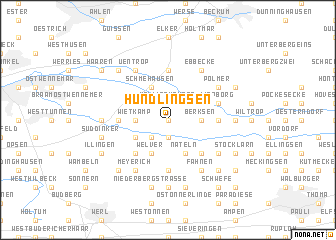 map of Hündlingsen