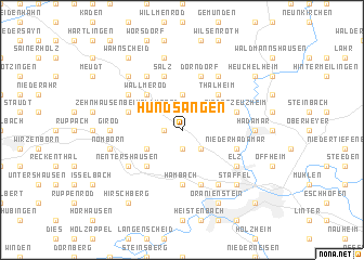 map of Hundsangen