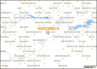 map of Hundsbach