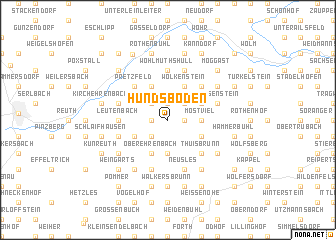 map of Hundsboden