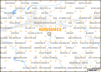 map of Hundsdieck