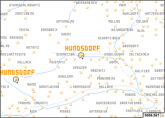 map of Hundsdorf