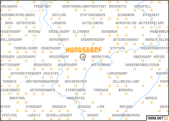 map of Hundsdorf