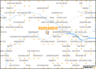 map of Hundsheim