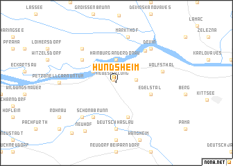 map of Hundsheim