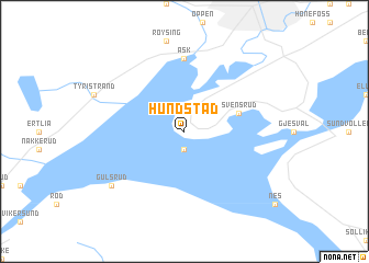 map of Hundstad