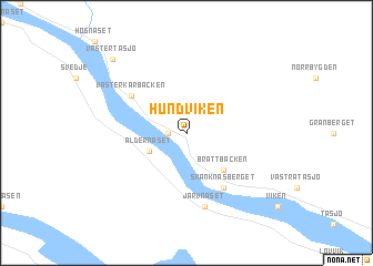 map of Hundviken