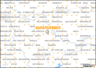 map of Hünengraben