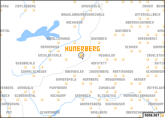 map of Hünerberg