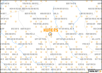 map of Hüners