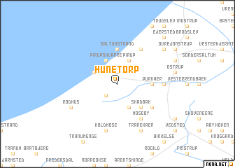 map of Hunetorp