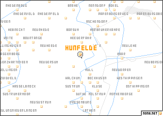 map of Hunfelde