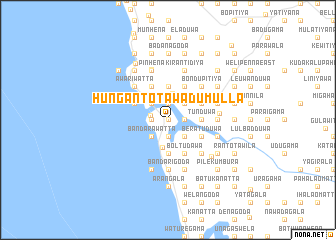 map of Hungantota Wadumulla