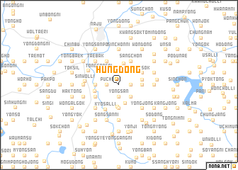 map of Hŭng-dong