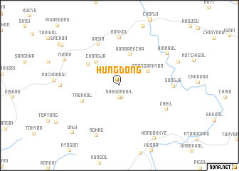 map of Hŭng-dong