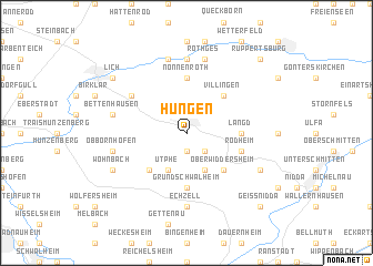 map of Hungen