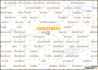 map of Hungerberg