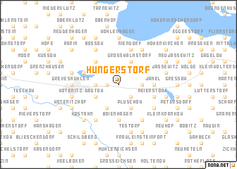 map of Hungerstorf