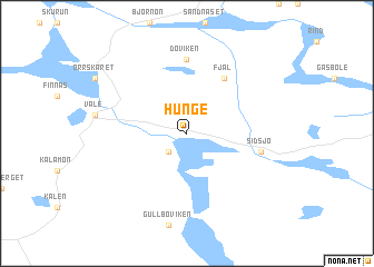 map of Hunge