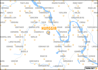 map of Hưng Gia