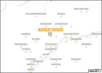 map of Hŭnggyŏng-ni