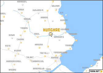 map of Hŭnghae