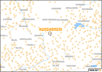 map of Hŭnghang-ni