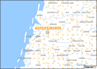 map of Hung-hsia-kang