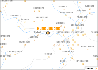 map of Hŭngju-dong