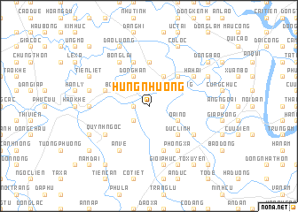 map of Hưng Nhượng