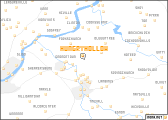 map of Hungry Hollow