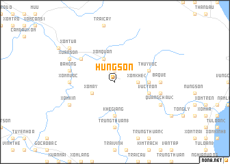 map of Hung Sơn