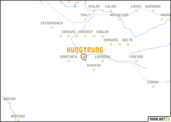 map of Hưng Trung