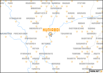 map of Huniaboi