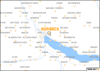 map of Hünibach