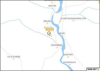 map of Hunī