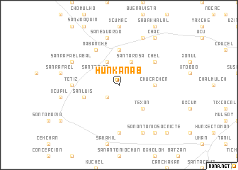 map of Hunkanab