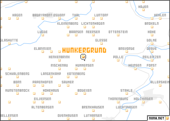 map of Hünkergrund