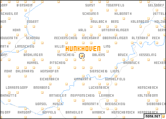 map of Hünkhoven