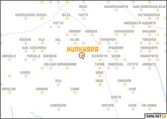 map of Hunkwara