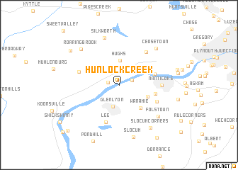 map of Hunlock Creek